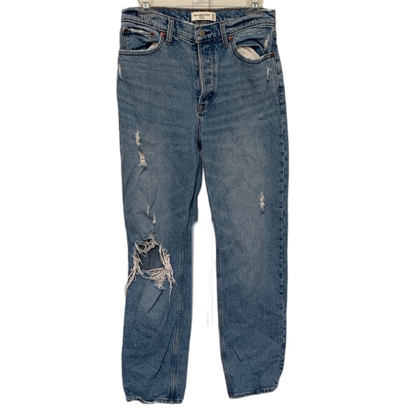 Abercrombie and Fitch Dad High Rise Jeans - Picture 1 of 10
